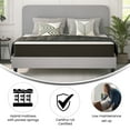 thumbnail image 4 of BizChair 10 Inch Hybrid Mattress, King Size High Density Foam and Pocket Spring Mattress in a Box, CertiPur-US Certified Foam, White/Black, 4 of 12