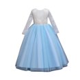 thumbnail image 4 of URMAGIC 3-13T Girl Long Sleeve Embroidery Princess Pageant Dresses Kids Prom Ball Gown Dresses, 4 of 5
