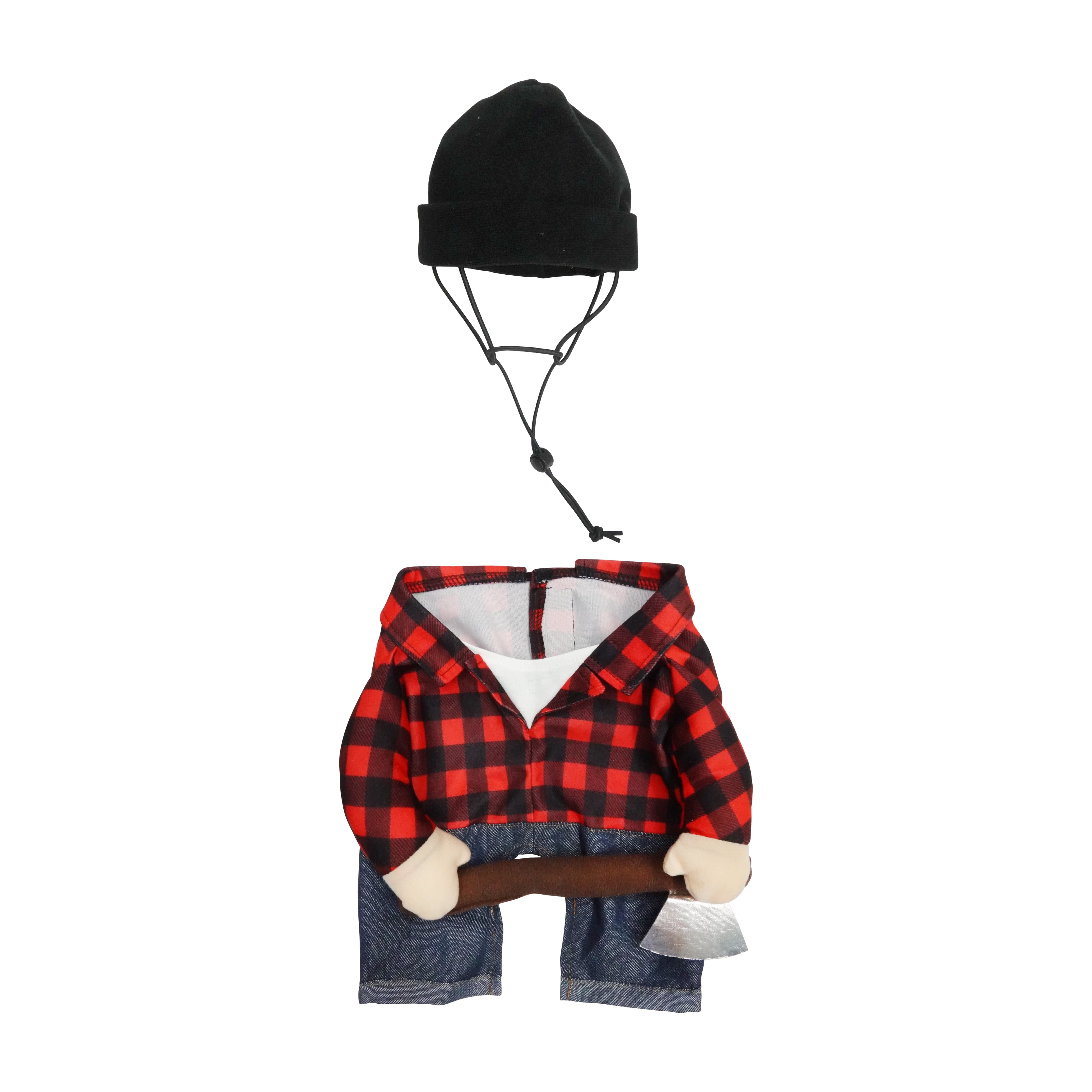 Best Furry Friends Costume for Dogs or Cats, Lumberjack, Medium