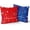 Red Blue Stars, variant on kareou 4th of July Patriotic Saying Throw Pillow Covers 18x18 Set of 2, Red and Blue Stars Freedom America Pillowcases Liberty USA Flag Independence Memorial Day Decorations for Home