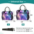 thumbnail image 2 of Ckdifva Cat Glowing Neon Hair Cooler Bag Cooler Cooling Tote Lunch Bag Lunch Box Front Pocket with Shoulder Strap, 2 of 6