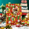 thumbnail image 5 of HOMERAL Christmas Wrapping Paper Roll - Gift Wrap with Christmas Tree, Gift Box and the Words "Happy Holiday" - Perfect for Christmas - 17 Inch X 33 Feet, 5 of 6