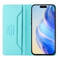 thumbnail image 3 of Wallet Case For iPhone 17e 6.1inch, [RFID Blocking] PU Leather Magnetic Folio with 2 Card Slot Kickstand Flip Cover Shockproof Phone Case,Mint Green,For iPhone 17e, 3 of 8
