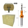 thumbnail image 2 of Broca avellanadora, broca avellanadora cónica, broca espiral para madera con 4.0mmx8mm, 2 of 6