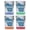 Multicolor (4-Pack), variant on Appleton Wisconsin Design A Souvenir 2 oz Square Shot Glass Blue