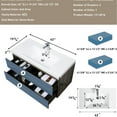 thumbnail image 2 of 42" Floating Bathroom Vanity with Resin Sink for a Practical Bathroom Solution, 2 of 7