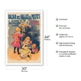 thumbnail image 2 of Childrenʻs Toy Stores - Bazar des Halles & Postes - Vintage French Advertising Poster by Jules Chéret c.1899 - Fine Art Matte Paper Print (Unframed) 30x44in, 2 of 4