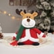 thumbnail image 4 of Isvgxsz Clearance Christmas Decor Dolls, Holiday Ornaments Knitted Fabric Sitting Toys Snowman Reindeer Santa Claus, Perfect for Table Fireplace Indoor Home Decoration Xmas Party Gift Idea, 4 of 6