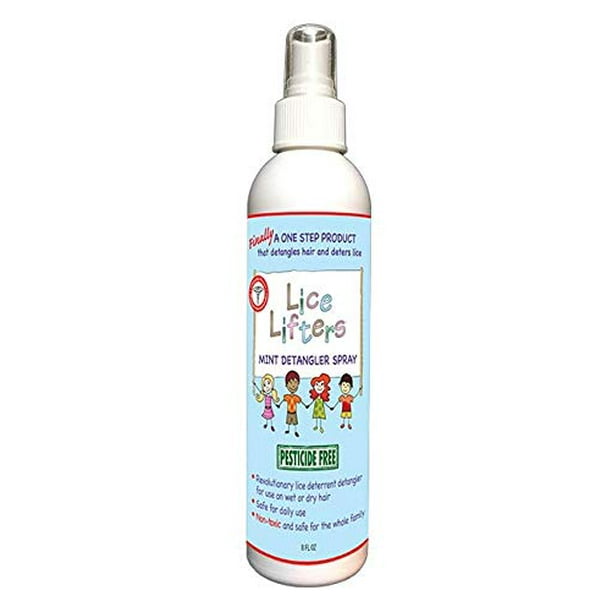 Lice Lifters Detangler Spray (Lice Deterrent). Detangles Hair and