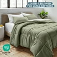 thumbnail image 6 of Bare Home Down Alternative Comforter Set - 2-Pieces - All Seasons - Twin/Twin-XL, Sage, 6 of 8