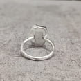 thumbnail image 6 of Rainbow Moonstone Ring, Rough Moonstone Gemstone Ring, June Birthstone, Hammered, 925 Sterling Silver, Womens Ring, Christmas, Thanksgiving, Handmade, Statement Jewelry, Rough Gemstone Jewelry, 6 of 6