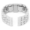 thumbnail image 2 of Stainless Steel Watch Band, Practical To Use Exquisite Appearance Ergonomic Design Long Service Life Watch Bands  For Outdoor 24mm, 2 of 8