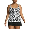 thumbnail image 3 of Lands' End Women's Plus Size DDD-Cup Square Neck Underwire Tankini Swimsuit Top, 3 of 3
