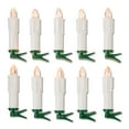 thumbnail image 2 of 10 Count Battery-Operated White Cordless LED Clip Christmas Candles Ornament with Remote, by Holiday Time, 2 of 7