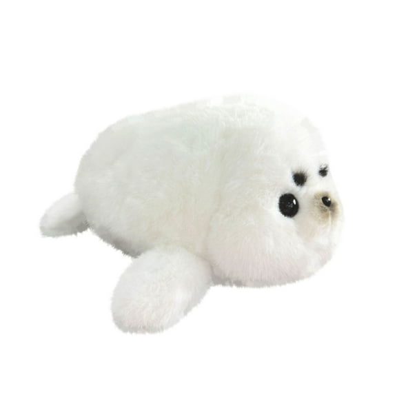 Adorable Plush Seal Pillow Soft Stuffed Animal Toy for Kids and Adults Cuddly Hugging Cushion for Home Office and Travel Gift