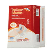 Tranquility Top Liner Booster Unisex Booster Pad Contoured 13-1/2 X 21-1/2 Inch 3096, 12 Ct