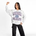 thumbnail image 4 of Women's Gameday Couture  Ash Arizona Wildcats Whiteout Premium Fleece Camo Sweatshirt, 4 of 5