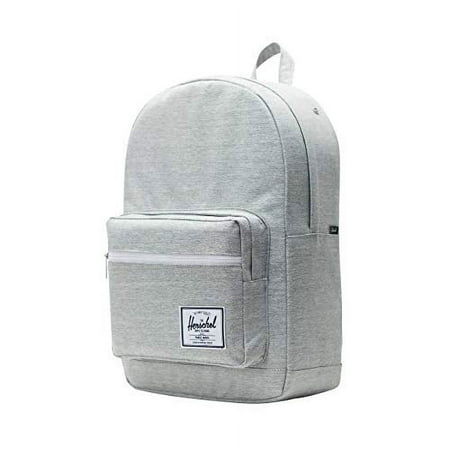 Herschel Pop Quiz Backpack Light Grey Crosshatch Classic with 15” Laptop Pocket