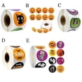 thumbnail image 3 of 500PCS/Roll Round Party Supplies Sealing Craft Self Adhesive Ghost Package Label Paper Seal Labels Candy Bags Sticker Halloween Stickers Pumpkin Labels Stickers B, 3 of 8