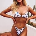 thumbnail image 1 of Conjunto de triangular de 2 piezas para mujer, bañador con correa , traje de baño de tiras altas, triangular, traje de baño Soledad Traje de bikini de mujer, 1 of 10