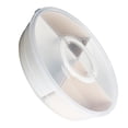 thumbnail image 1 of WHAMVOX 1Pc Multi Grid Plastic Snack Plate White Candy Tray for Home Party and Camping Use, 1 of 8
