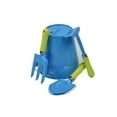 thumbnail image 3 of G & F JustForKids Water Pail with Tool Set, Child-Sized Metal Tools, Wood Handles, Gardening Kit, 3 of 6