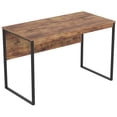 thumbnail image 4 of Safdie & Co. Computer Desk 47.25L Brown Reclaimed Wood Black Metal, 4 of 4