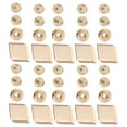 thumbnail image 2 of 10 sets Snap Button Metal Snaps Sujetadores Press Studs Botones para el abrigo, 2 of 5