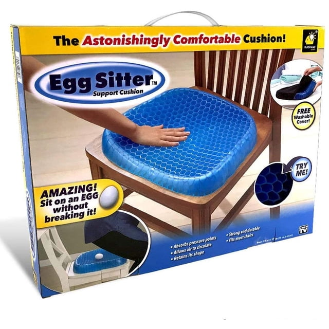 Cojin del asiento BulbHead Egg Sitter con cubierta antideslizante BulbHead