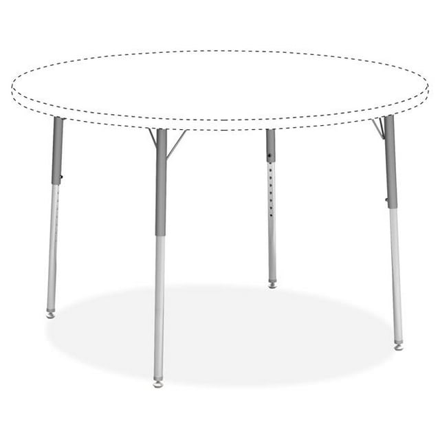Table d'Activité avec Kit de Pieds Réglables en Hauteur Standard