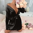 thumbnail image 4 of Naittoop Women's Satin Robe Silky Kimono Bathrobe Lace Trim Bridesmaid Wedding Robes Bridal Nightgown Sleepwear, 4 of 5