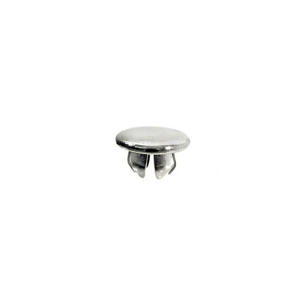 Chrome Plug Button 1/4" Hole Sz, .035" - .062" Max Working Thickness - WF 1000-A
