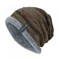 thumbnail image 2 of Mens Winter Warm Slouchy Beanie Oversized Baggy Hat Fleece Lined Knit Skull Cap, 2 of 2
