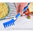 thumbnail image 3 of Coofit Pinces à Pâtes Embout en Silicone Pinces Alimentaires Antidérapantes en Acier Inoxydable Pinces à Spaghetti, 3 of 10