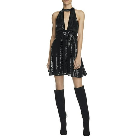 free people $98 new 12598 film noir sequin mini womens dress