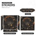 thumbnail image 5 of Decal Skin for PS4 Slim / PS4 Pro / PS4, Whole Body Vinyl Sticker Cover for Playstation 4 Console and Controller (Retro Vintage Galaxy System Map), 5 of 5