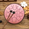 thumbnail image 5 of Hand Drum For Adults Under $5! Yannianjz Hand Drum, 6 Inch 11 Tone Steel Tongue Drum, Zen Drum for AdultskidsBeginners, Meditation Instrument with Bag Sticks, Portable for Music Therapy, Relaxation, 5 of 5