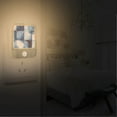 thumbnail image 2 of Yayeee LED Night Lights with Motion Detectors Auto Dusk to Dawn Light Sensors, 2 Pack, Blue Pattern, 2 of 7