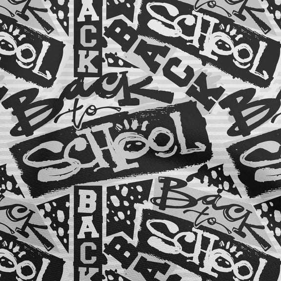 oneOone Polyester Spandex Black Fabric Kids Diy Clothing Quilting Fabric Print Fabric By Yard 56 Inch Wide