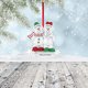 thumbnail image 5 of Ganfancp Decoraciones Navideñas Personalizadas para El Hogar Muñeco de Nieve Acogedora Decoración para Colgar Del Árbol de Navidad Decoraciones Familiares Decoraciones Navideñas Recuerdos de Navidad, 5 of 7