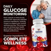 Diabextan Supplement, Diabextan Blood Support Pills, Diabextan Extra Strength Formula, Diabextan Advanced Formula Capsules, Diabextan Natural Blood Sugar Support Pills (60 Capsules)