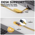 thumbnail image 5 of Rolling Square Incharge Xl 200Cm - Cable Cargador Usb C Cable Lightning Para Smartphone Cable Cargador Universal 6 En 1 Enchufe Usb Amarillo 100W, 5 of 5