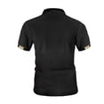 thumbnail image 7 of Breeze Polo Shirts for Men Stretchy Quick Dry Casual Short Sleeve Wearbreeze Collared Textured Polo Shirt, M, 7 of 7