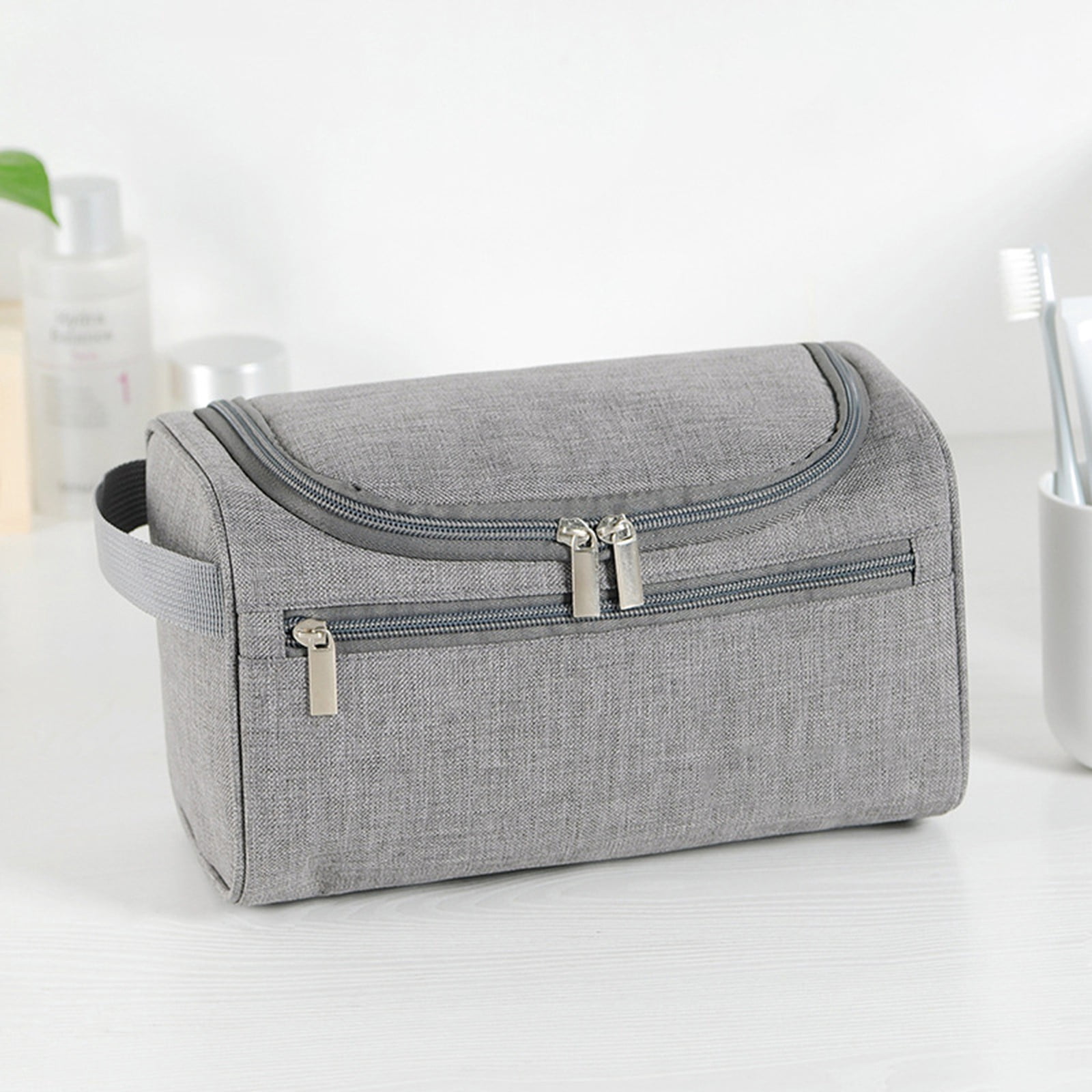 1-3PC Travel Toiletry Bag for Men and Women Hanging Toiletry Organizer Dopp Kit for Shaving Travel Accessories Essentials Portable Small Bathroom Bag Valentine Day Gift