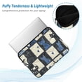 thumbnail image 2 of FORMRS 13-13.3 inch Laptop Sleeve Case Soft Carrying Quilted Computer Bag Cover, Black and Blue Cat, 2 of 7