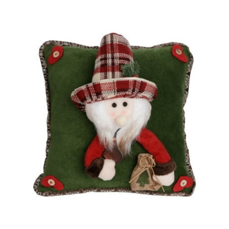3D Cute Santa Claus Elk Snowman Antique Vintage Christmas Eve Traditional Holiday Season Red Decorative Woven Tapestry Throw Pillow Cushion Cover 16 x 16 inch Santa Claus 3D Cute Santa Claus Elk Snowman Antique Vintage Christmas Eve Traditional Holiday Season Red Decorative Woven Tapestry Throw Pillow Cushion Cover 16 x 16 inch Santa Claus