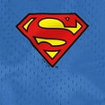 thumbnail image 5 of Superman Classic S-Shield Logo Mens Lined Mesh Shorts, Royal, Medium, 5 of 6