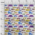 thumbnail image 2 of oneOone Silk Tabby Purple Fabric Truck Sewing Material Print Fabric By The Yard 42 Inch Wide, 2 of 5