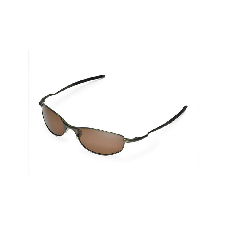 Odysseus affjedring Evakuering Walleva Brown Polarized Replacement Lenses for Oakley Tightrope Sunglasses  - Walmart.com