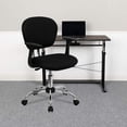 thumbnail image 2 of Scranton & Co Mid-Back Mesh Task Office Chair with Arms in Black, 2 of 3
